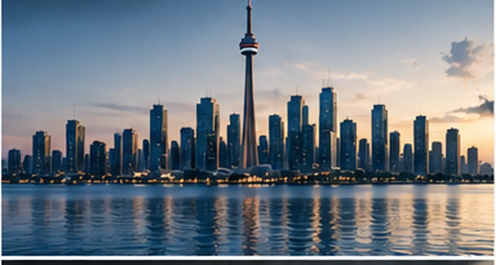 Toronto skyline at dusk — QARM's Canadian home base